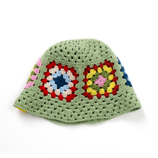 Backyard Garden Crochet Hat - Avacado