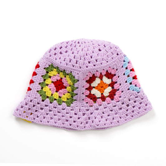 Backyard Garden Crochet Hat - Lychee