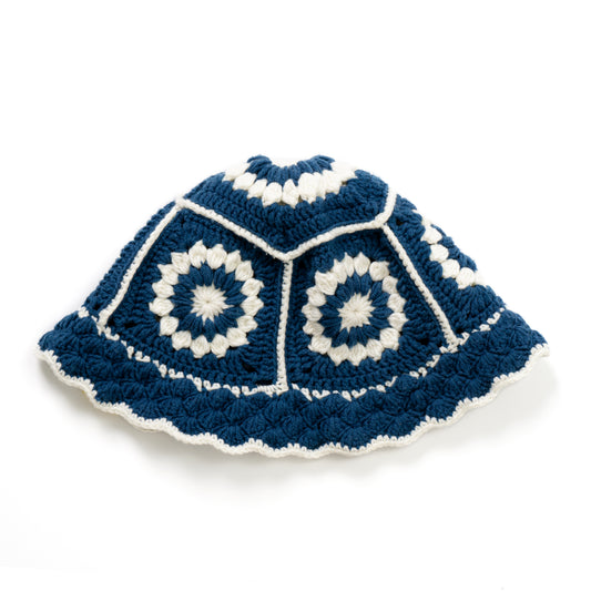 Backyard Garden Crochet Hat - Blueberry