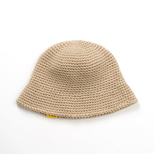 Backyard Garden Crochet Hat - Oat