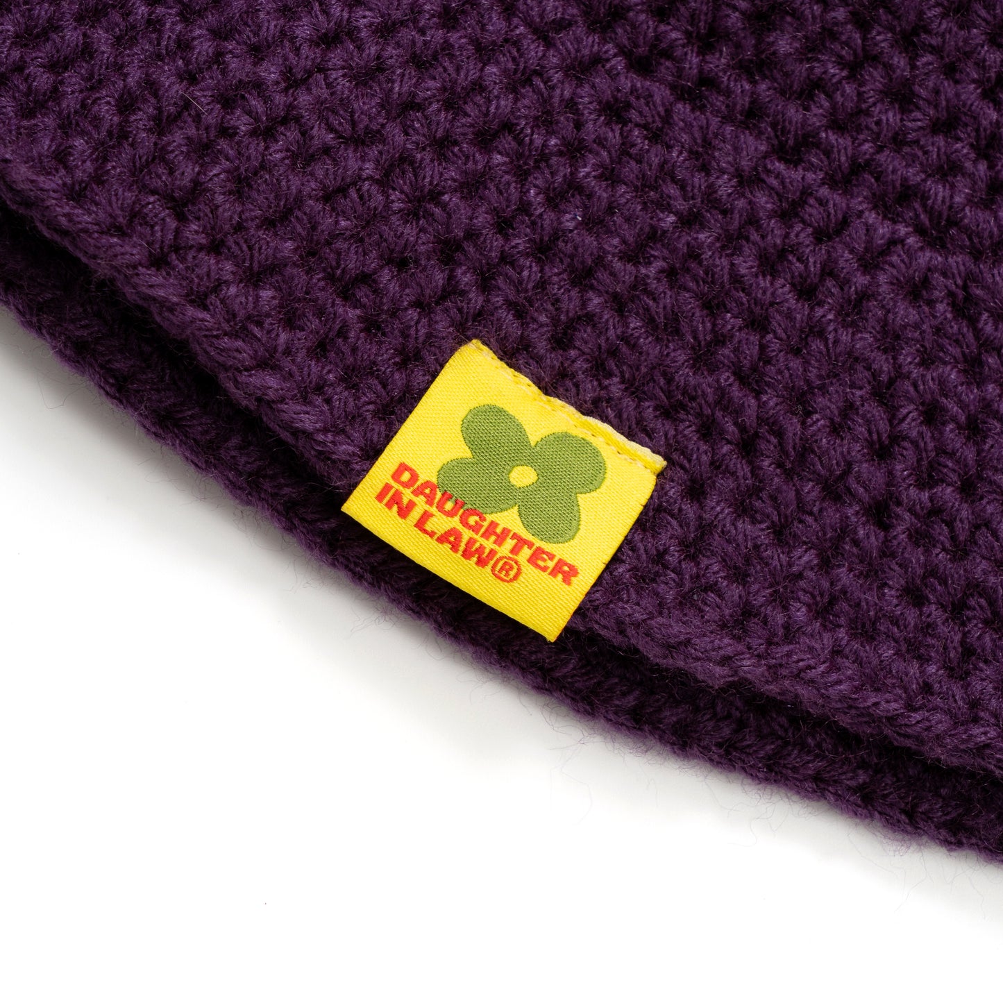 Backyard Garden Crochet Hat - Eggplant