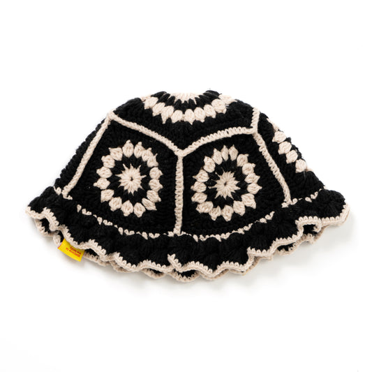Backyard Garden Crochet Hat - Black Bean