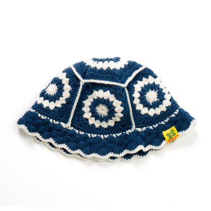 Backyard Garden Crochet Hat - Blueberry