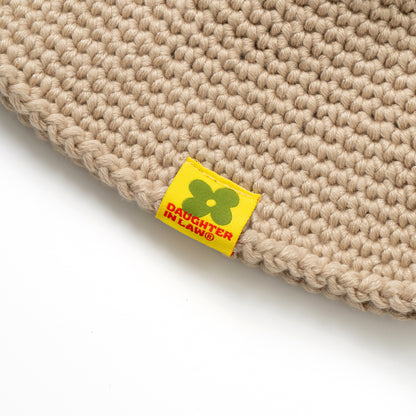 Backyard Garden Crochet Hat - Oat