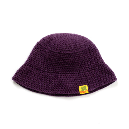 Backyard Garden Crochet Hat - Eggplant