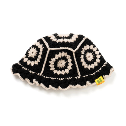 Backyard Garden Crochet Hat - Black Bean