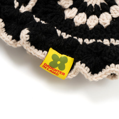 Backyard Garden Crochet Hat - Black Bean